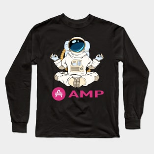 Amp Crypto  Cryptocurrency Amp  coin token Long Sleeve T-Shirt